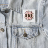 Spaß & Fabulous 60. Geburtstagsgeschenke Button (Beispiel)