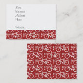 Spaß-Fahrrad-Weg Fixie Visitenkarte (Vorne/Hinten)