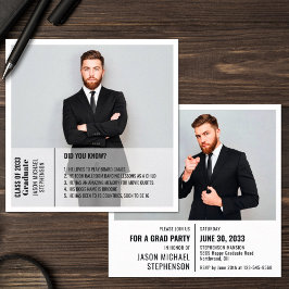 Spaß Fakten 2 Foto Moderne Abschluss Ankündigung