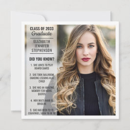 Spaß Fakten Abschluss Ankündigung 2 Foto modern