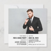 Spaß Fakten Abschluss Ankündigung 2 Foto modern (Rückseite)