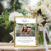 Spaß Fakten Foto Hochzeit Rezeption Tischnummern