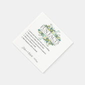 Spaß Fakten Garten Foliage Personalisiert Serviette (Ecke)