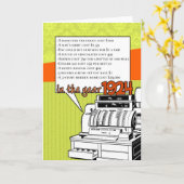 Spaß Fakten Geburtstag - Lebenshaltungskosten 1924 Karte (Gelbe Blume)