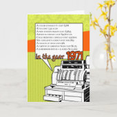 Spaß Fakten Geburtstag - Lebenshaltungskosten 1971 Karte (Gelbe Blume)