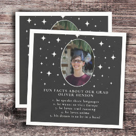 Spaß Fakten Graduate Foto Stars Abschluss Napkins Serviette