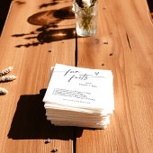 Spaß Fakten Hochzeiten von Napkins | Modernes Mini Serviette