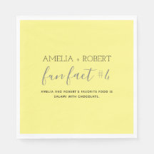 Spaß Fakten Hochzeiten von Napkins