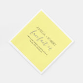 Spaß Fakten Hochzeiten von Napkins Serviette (Ecke)