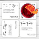 Spaß Fakten Klassische Minimale Minimalistische Ho Rechteckiger Pappuntersetzer