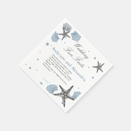 Spaß Fakten Napkins Serviette (Ecke)