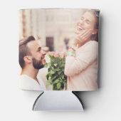 Spaß Fakten über Bride & Groom Modernes einfaches  Dosenkühler (Vorderseite)