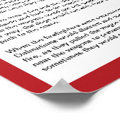 Spaß Fakten über Dalmatiner Feuerhäuser Hunde Poster (Ecke)