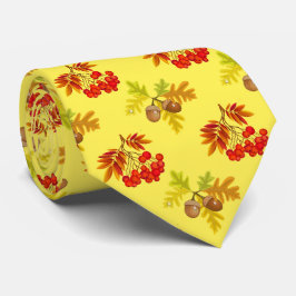 Spaß-Fallbeeren- und -eichelmuster-Krawatte Krawatte
