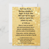 Spaß-Familien-Wiedersehen Einladung (Rückseite)