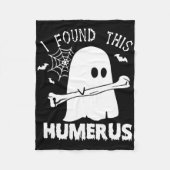 Spaß fand ich diesen Humerus Boo Ghost Halloween C Fleecedecke (Vorderseite)