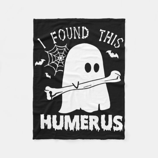Spaß fand ich diesen Humerus Boo Ghost Halloween C Fleecedecke (Vorderseite)