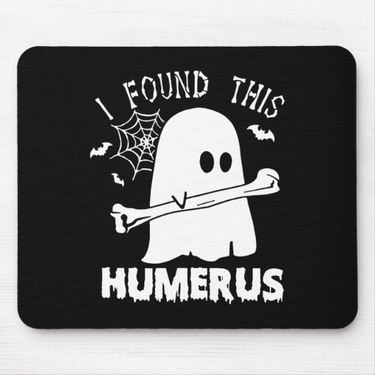 Spaß fand ich diesen Humerus Boo Ghost Halloween C Mousepad (Vorne)