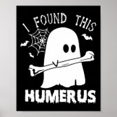 Spaß fand ich diesen Humerus Boo Ghost Halloween C Poster (Vorne)
