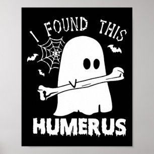 Spaß fand ich diesen Humerus Boo Ghost Halloween C Poster