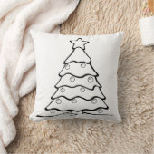 Spaß färben mich Weihnachtsbaum Crafty Kissen (Decke)