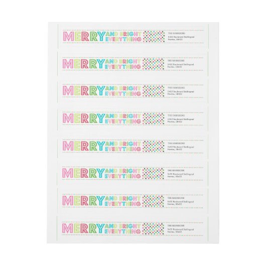 Spaß farbenfroh alles glänzen (Bogen)