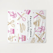 Spaß farbenfroh Backen & Kochen Hartnäckig Weiß & Wandteppich (Vorderseite (Horizontal))