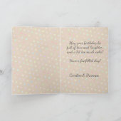 Spaß farbenfroh gepunktete jeder Anlass Glückwunsc Karte (Innenseite)