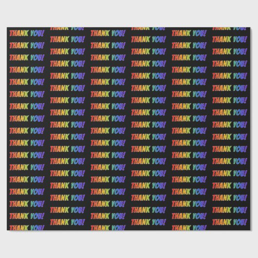 Spaß, farbenfroh, lebhaft, Regenbogen sehen aus wi Geschenkpapier (Flach)