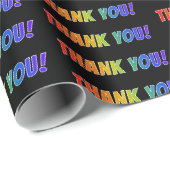 Spaß, farbenfroh, lebhaft, Regenbogen sehen aus wi Geschenkpapier (Rolleneckpunkt)