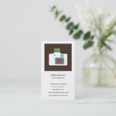 Spaß farbenfroh Lomo Action S Kamera Fotograf Visitenkarte (Stehend Vorderseite)