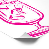 Spaß farbenfroh machen Spirituosen Glanz Weihnacht Poster (Ecke)