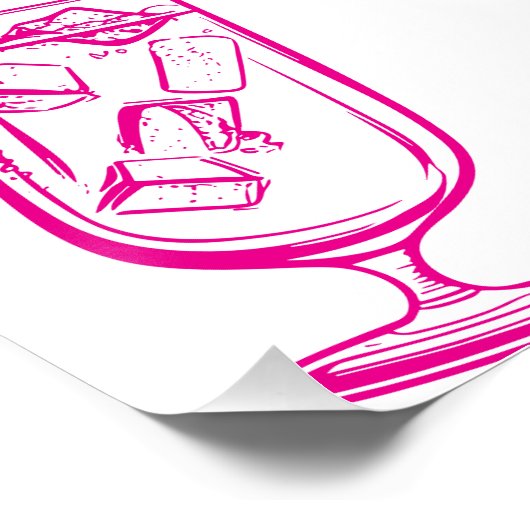 Spaß farbenfroh machen Spirituosen Glanz Weihnacht Poster (Ecke)