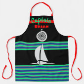Spaß farbenfroh nautical Themed Schürze (Vorderseite)