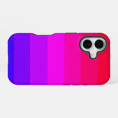 Spaß farbenfroh Ombre Gradient iPhone 16 Hülle (Rückseite (Horizontal))