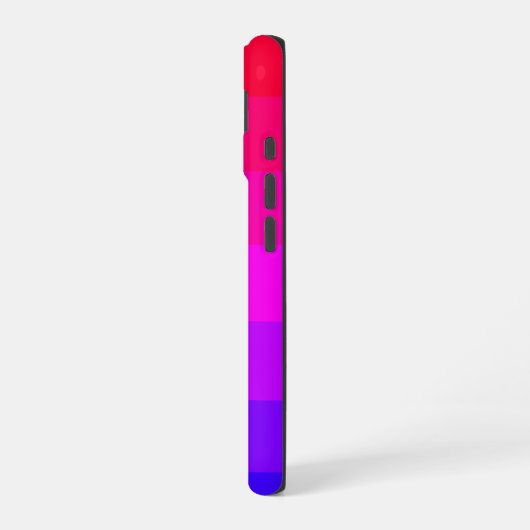 Spaß farbenfroh Ombre Gradient iPhone 16 Hülle (Linke Seite)