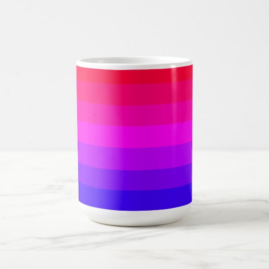 Spaß farbenfroh Ombre Gradient Kaffeetasse (Mittel)