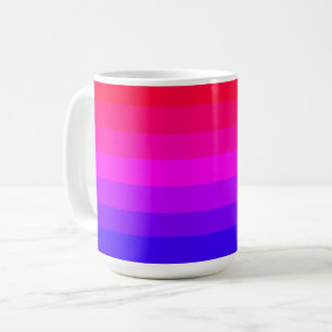 Spaß farbenfroh Ombre Gradient Kaffeetasse