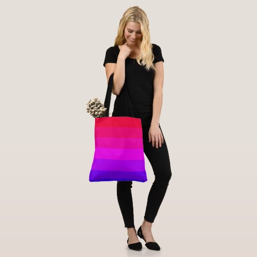Spaß farbenfroh Ombre Gradient Tasche (Am Model)