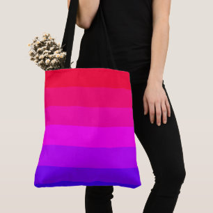 Spaß farbenfroh Ombre Gradient Tasche