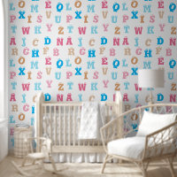 Spaß, farbenfroh rosa blaue Gold Kinder Alphabet B