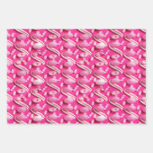 Spaß farbenfroh rosa Candy Thema Geschenkpapier Set (Vorderseite 3)