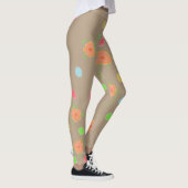 Spaß farbenfroh und blumenreich leggings (Rechts)