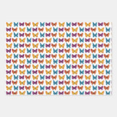 Spaß farbenfroh zurück zur Schule Wasserfarbenblen Geschenkpapier Set (Vorderseite 2)