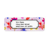 Spaß Farbenfrohe Blume Schmetterlinge Vögel Frühli (Vorne)