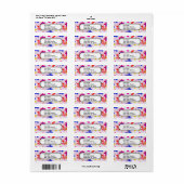 Spaß Farbenfrohe Blume Schmetterlinge Vögel Frühli (Vorne)