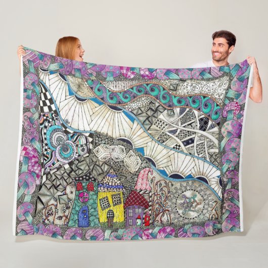 Spaß farbenfrohe Decken (Beispiel)