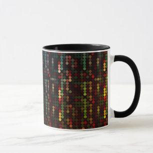 Spaß Farbenfrohe Disco-Stilreihe in Printmedien Tasse