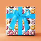 Spaß Farbenfrohe Donuts Geschenkpapier