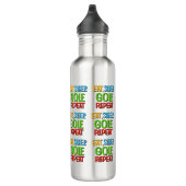 Spaß Farbenfrohe Funny Golf Joke Golfer Edelstahlflasche (Rechts)